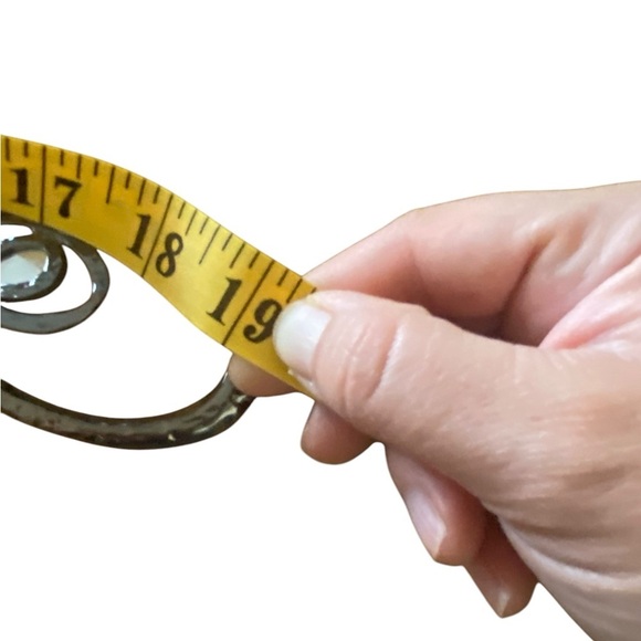 Vintage Y2K Chicos long dark Silver Tone Necklace Blue stone Layering Piece Boho - Picture 6 of 7